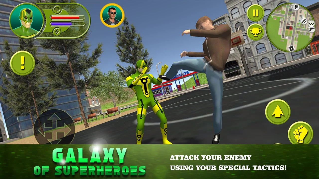 Galaxy of Superheroes screenshot