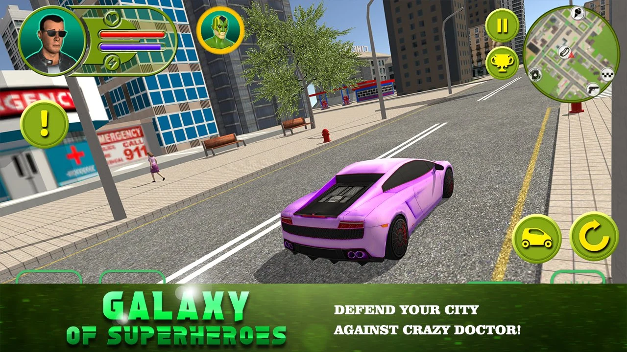 Galaxy of Superheroes screenshot
